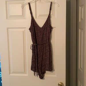 Leopard romper